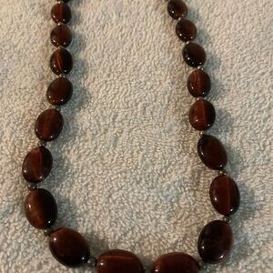Brown Beaded Necklace